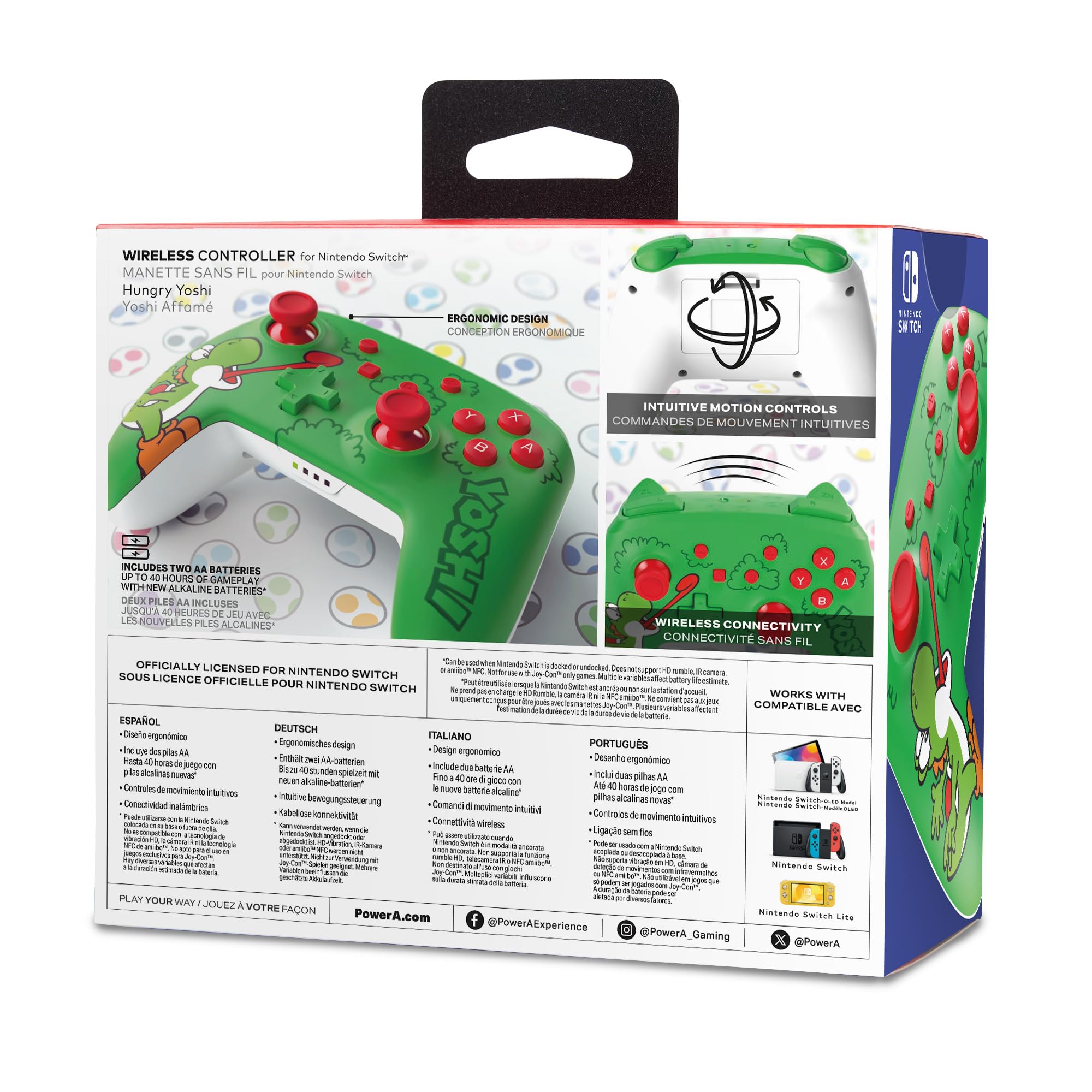 Image secondaire de Manette sans fil PowerA Yoshi pour Nintendo Switch - Design exclusif