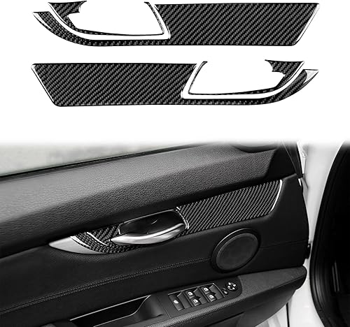 Fibra de carbono, para BMW, marco de puerta interior de automóvil, calcomanía para BMW Z4 Roadster E89 2009 2010 2011 2012 2013 2014 2015 2016 2017,