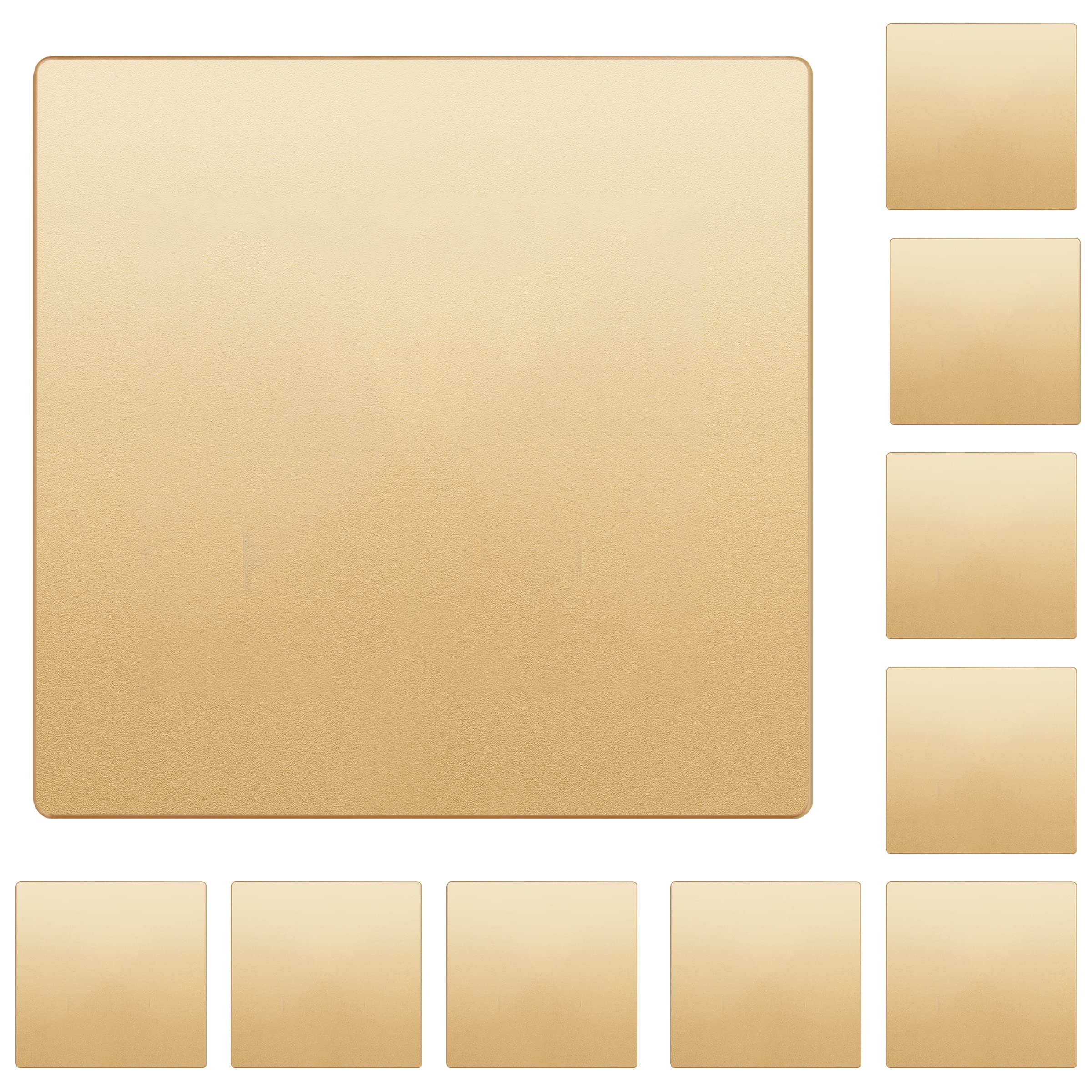 Placa de pared en blanco LIDER embellecedor para enchufes y cubiertas de salida de 2 bandas