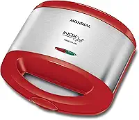 Sanduicheira Grill Premium, Mondial, Vermelho/Inox, 800W, 220V - S-19
