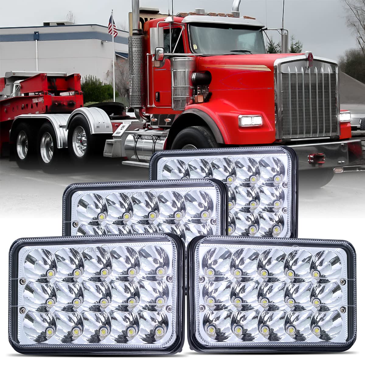 LEDMIRCY 4x6 Inch LED Lights