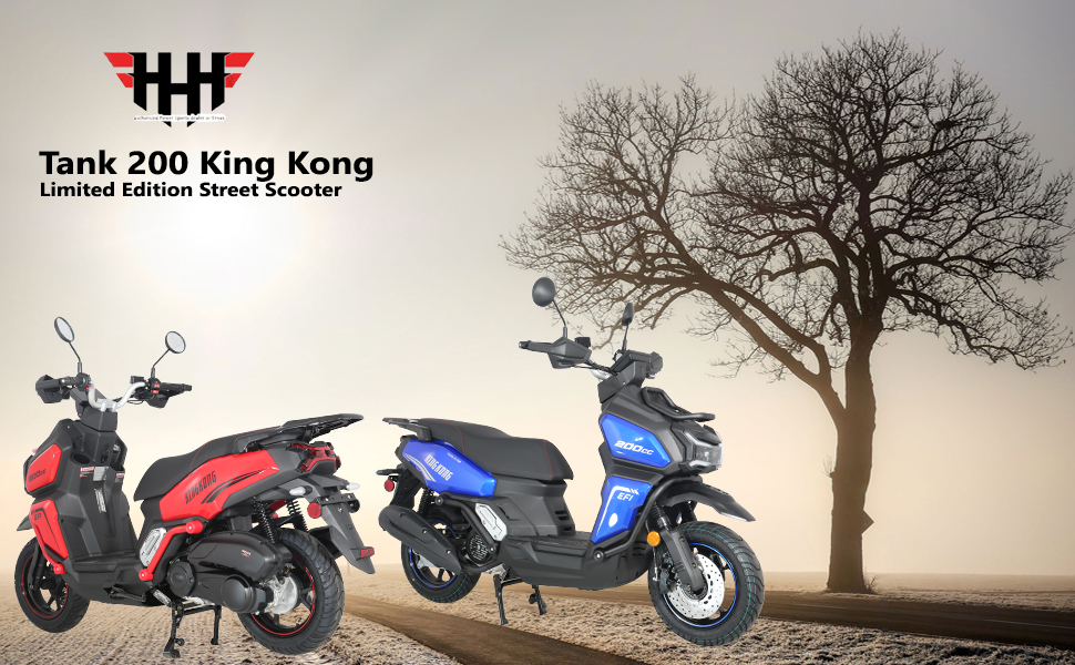 Amazon.com: HHH Tank 200 King Kong Scooter New Limited Edition–EFI