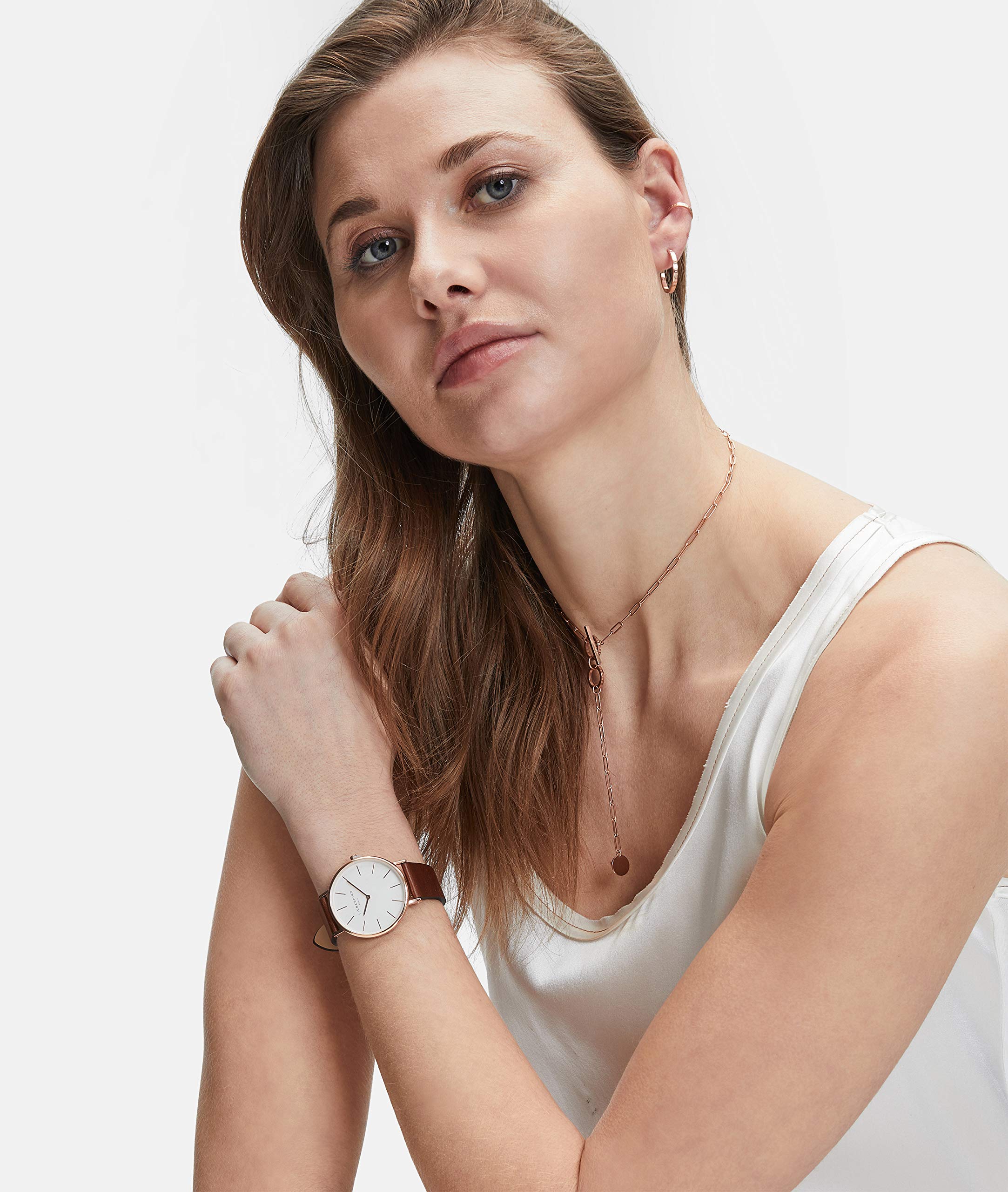 Liebeskind Berlin Damen Armbanduhr – 38 mm rundes Gehäuse – Quarzuhr mit Lederarmband – 5 ATM wasserdicht – Alltagstauglich & stilvoll