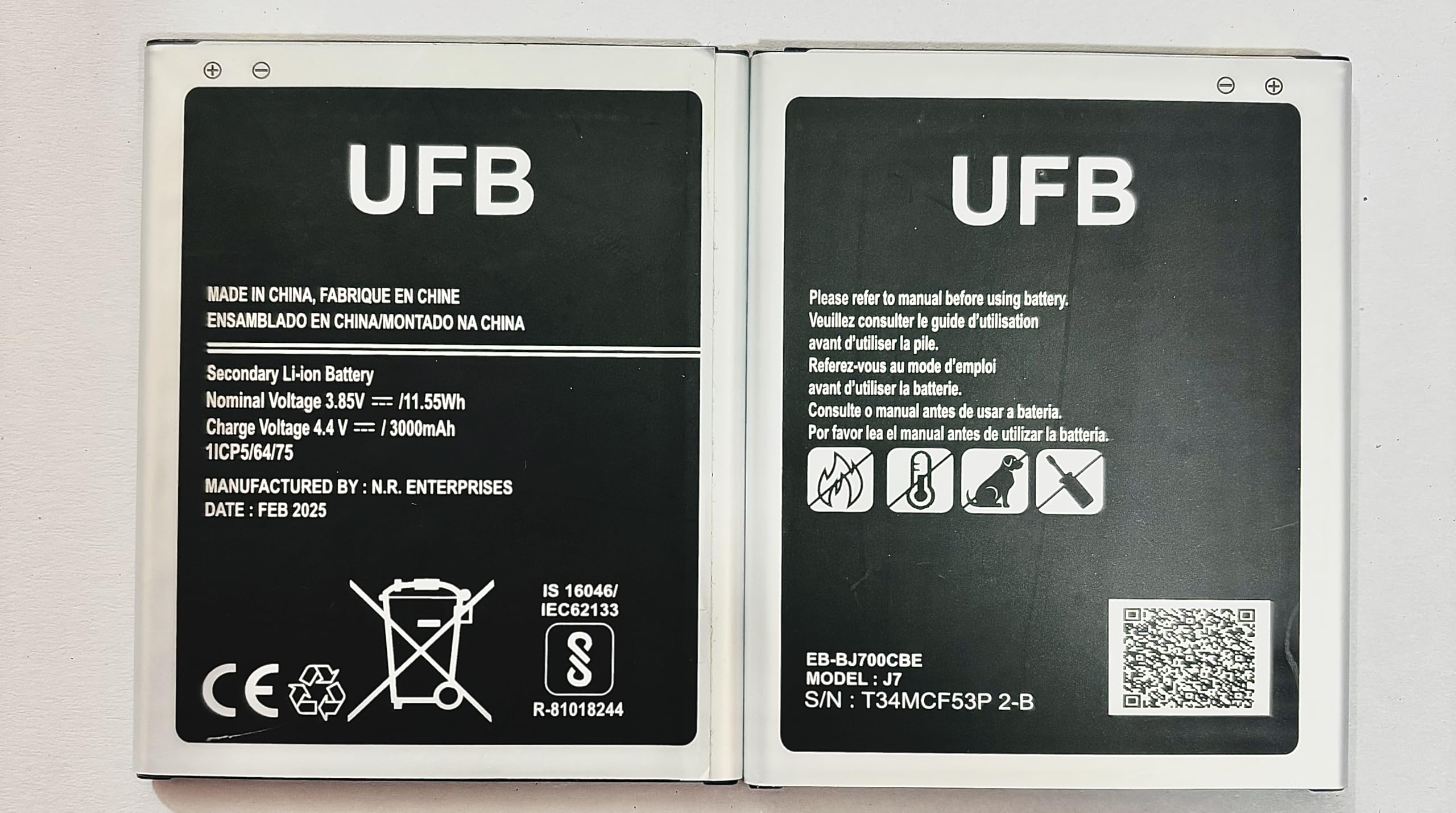 UFB Original Compatible Battery for Samsung Galaxy J7 | J7 Nxt | ON7 | ON7 Pro | J4 | J7 Duo | J7 Core | J7 Neo-J7B[3000mAh]-picture-22