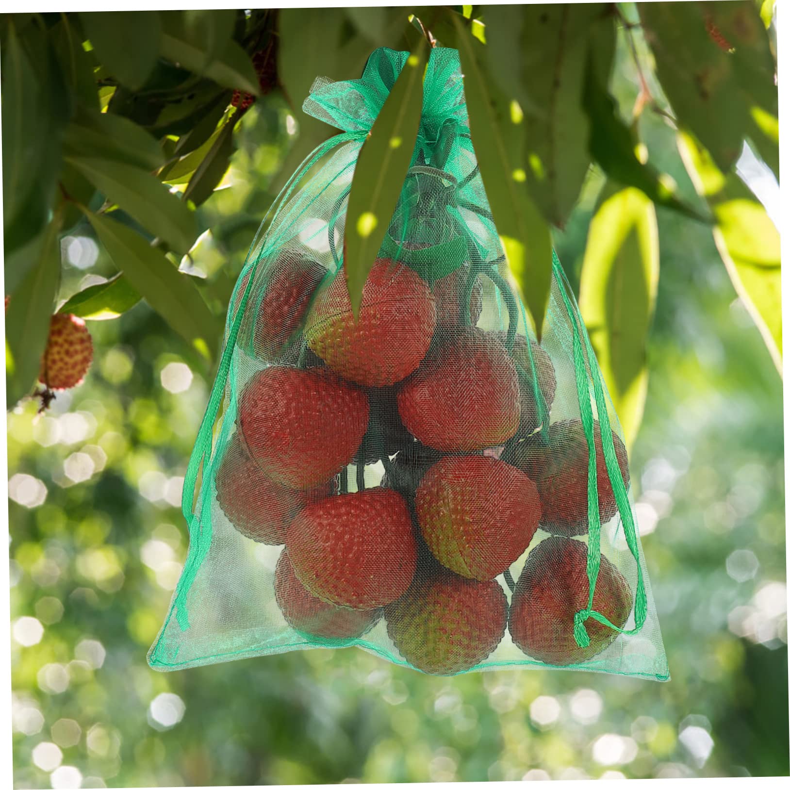 Didiseaon 50piezas Bolsas Protectoras De Frutas para Jardín Malla De Protección contra Pájaros y Moscas para Cultivo De Fresas y Uvas