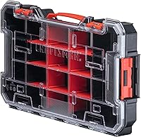 CRAFTSMAN VERSASTACK 20-Compartment Small Parts Organizer, IP54 Waterproof, Stackable Tool Storage Box (CMST17828)