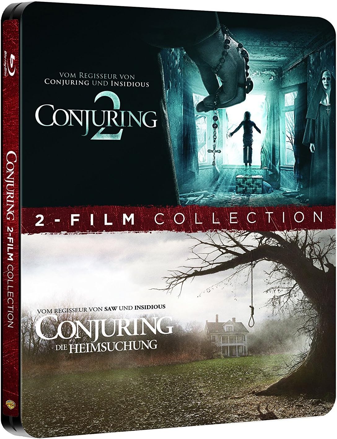 Conjuring 1 + 2 Steelbook 2016 Exclusive Limited Edition Steelbook Region free (Import)
