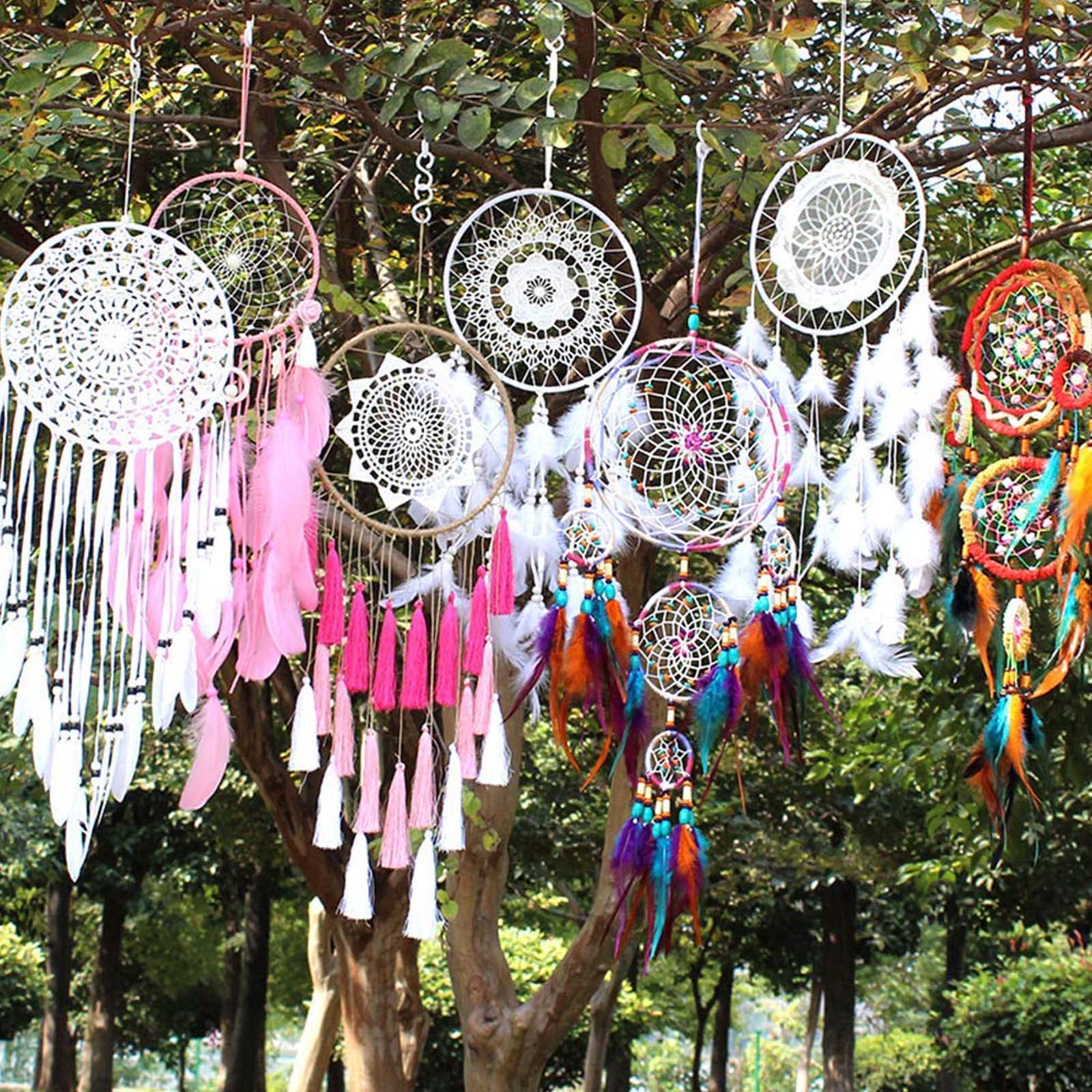 Anvin Lot de 10 anneaux ronds en métal de 10 cm pour macramé, attrape-rêves, festivals, couronnes, macramé, projets d'art et d'artisanat (or rose, 10 cm de diamètre)