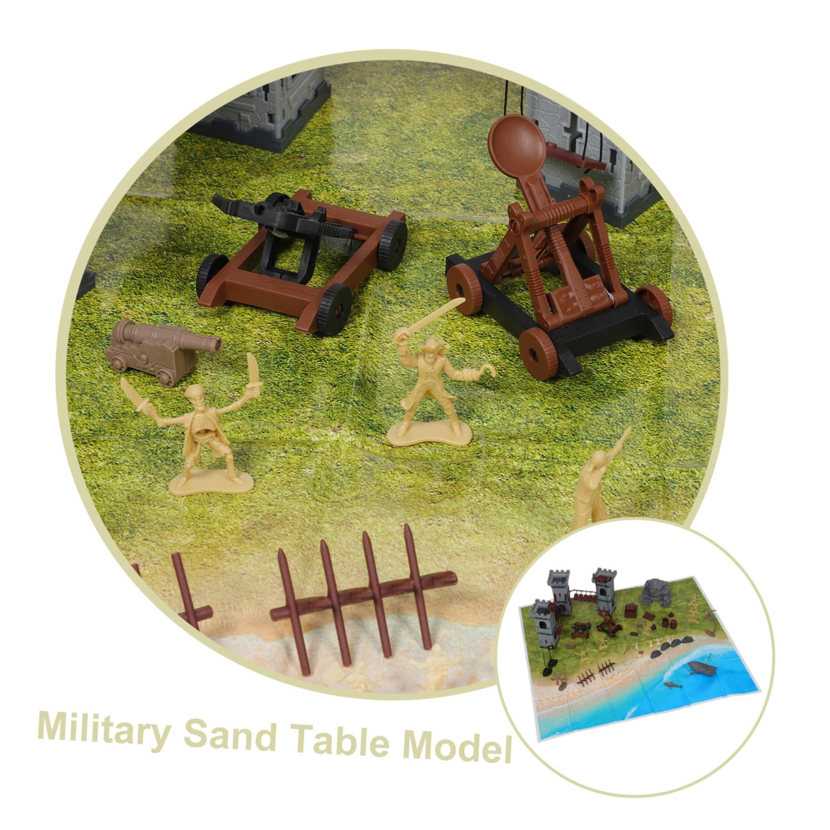 Ipetboom Mini Figure Esercito 293 Pezzi in Plastica per Gioco e Collezione | Dettagli Realistici, Assemblaggio Semplice, Adatti a Bambini e Collezionisti