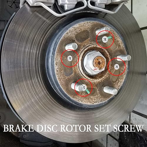 Miniatura 4 de Tornillos rotores de disco de freno de 4812 piezas OEM # 93600-06014-0H, piezas del sistema de freno de repuesto automotriz compatibles con Acura,