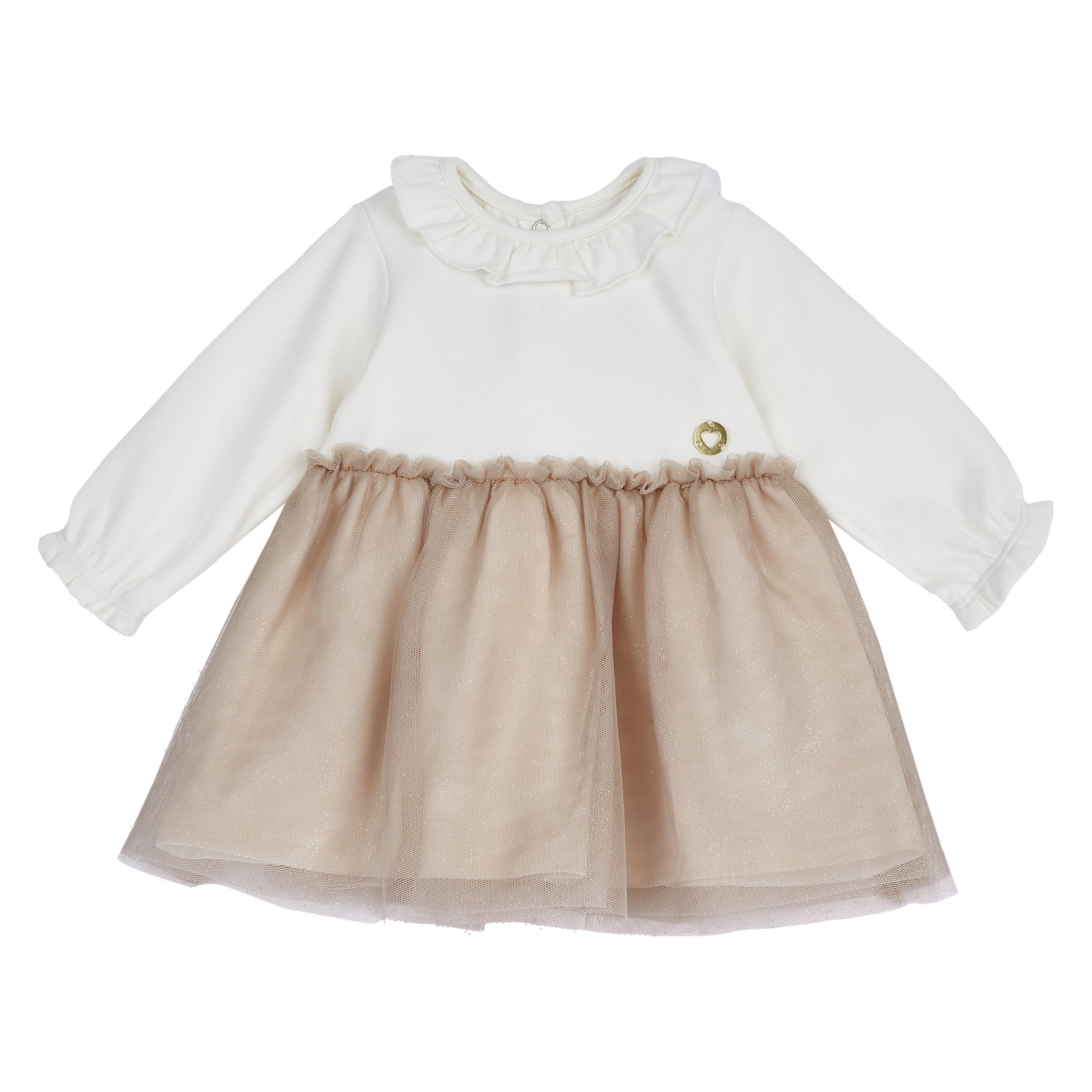 Chicco Baby - Mädchen Elegantes Kleid Langärmlig, aus Warmem und Weichem Stoff 263