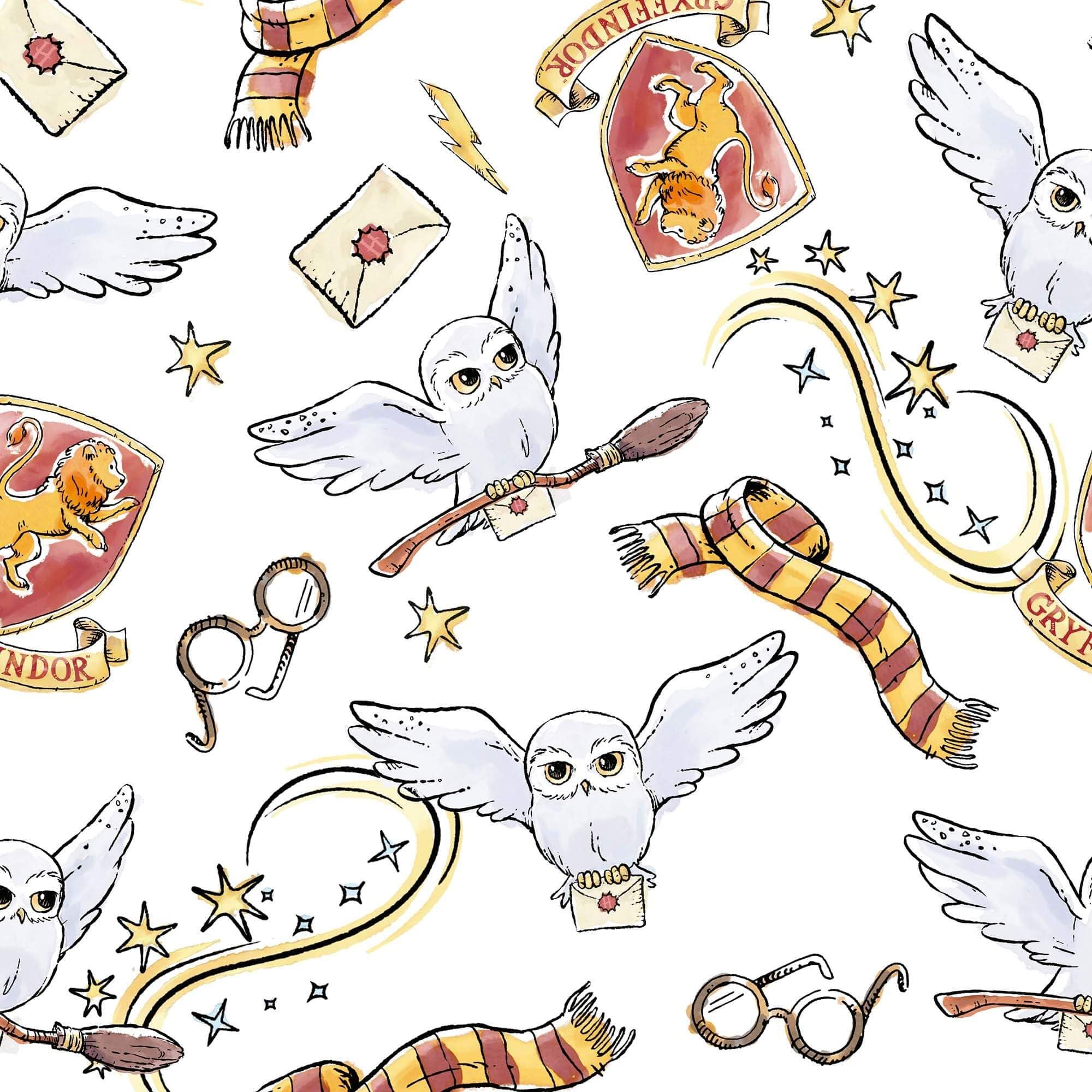 BELUM | Saco nórdico Harry Potter 100% algodón Modelo Hogwarts Nordico (Hedwig)