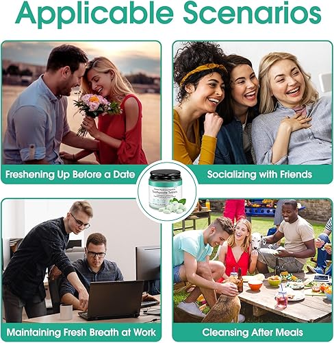 Miniatura 9 de Tabletas de pasta de dientes para reparación de esmalte y blanqueamiento 150 tabletas sin flúor de nano hidroxiapatita con menta natural, antiplaca