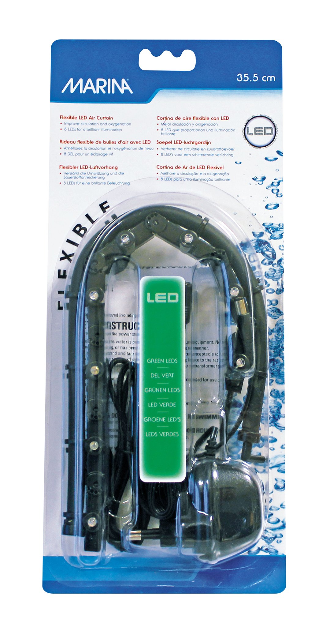 Marina Flexible LED Air Curtain Small Green