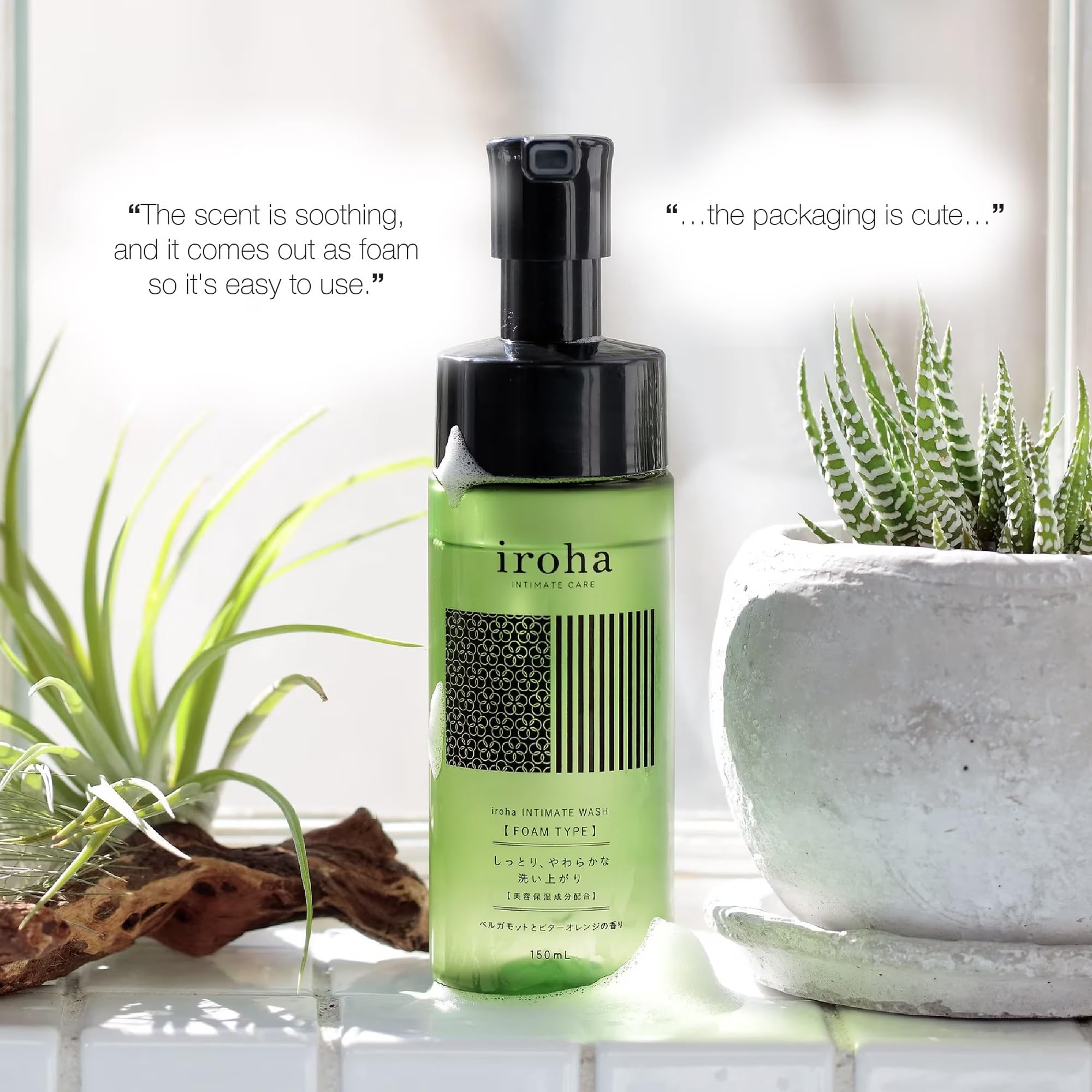 Amazon.com: iroha INTIMATE CARE Foaming Type Feminine Wash