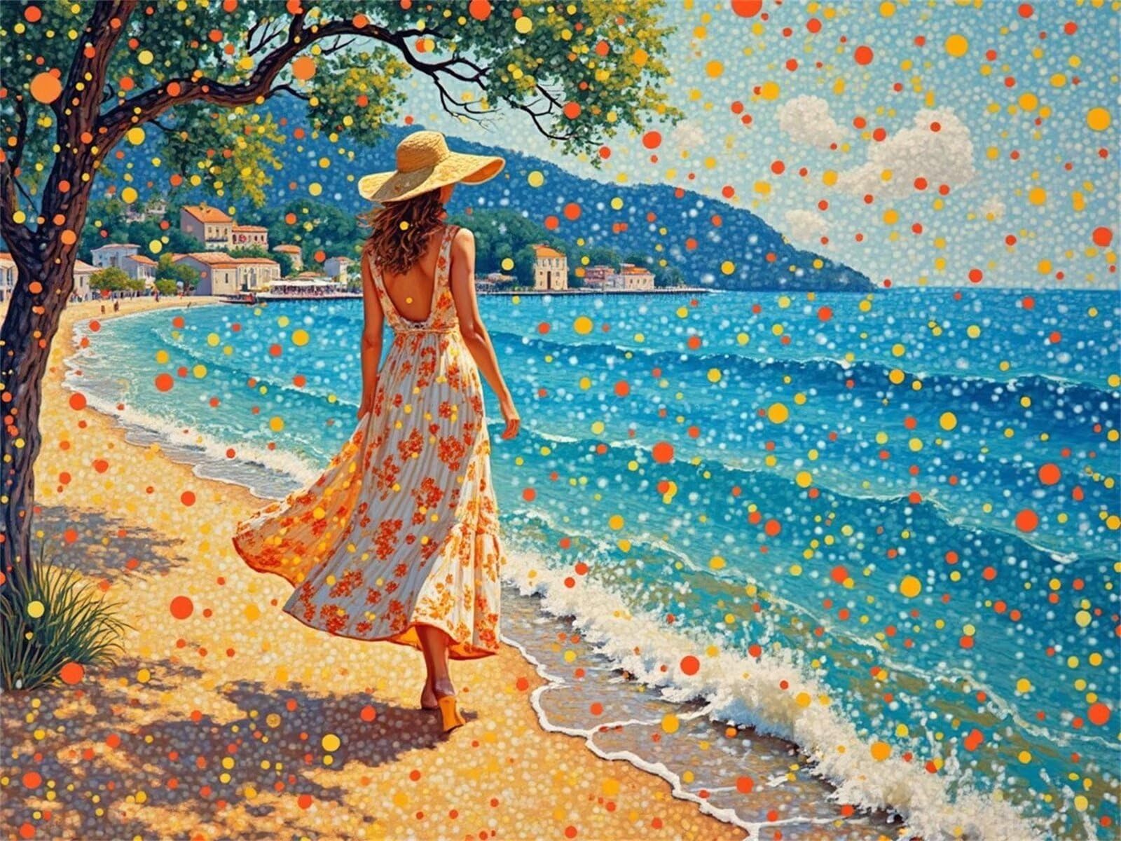 Puzzle 2000 Piezas Adultos Resort Océano Azul, Rompecabezas Adultos Dificil 100x70cm, Estimula la Concentración y Antiestrés, Juego de Habilidad para Toda la Familia