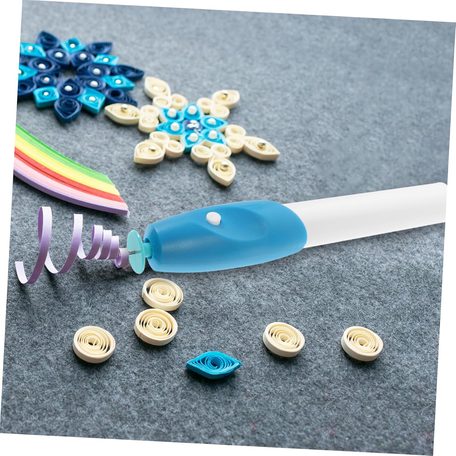 TEHAUX Electric Quilling Pen Tool for Paper Crafts Compact Rolling Device for Consistent Paper for Projects and Enhanced Productivity and Precision