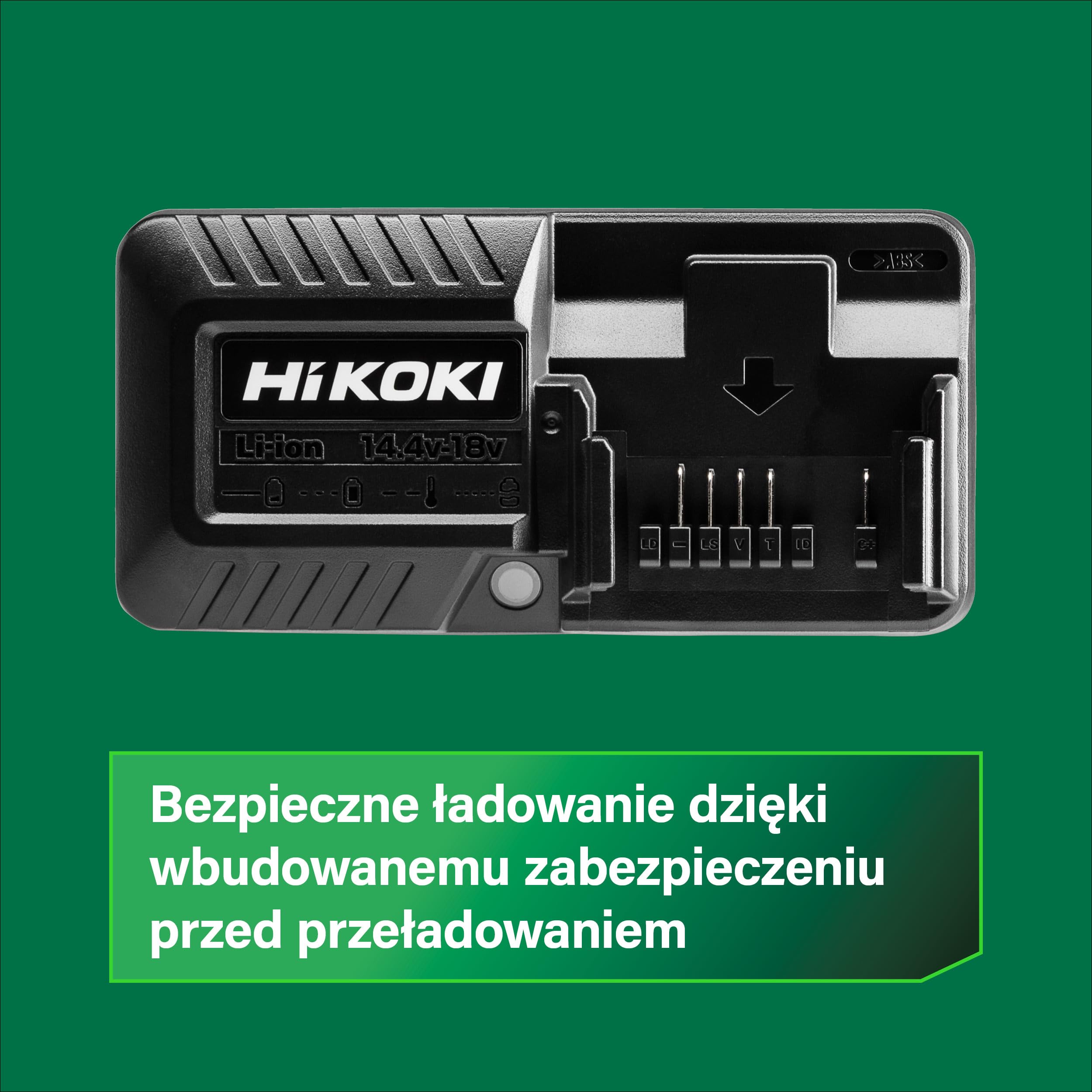 HIKOKI UC18YKSL 14,4/18V Akku Ladegerät 230V