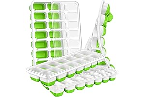 CKE Silicone Ice Cube Trays With Lids: Elevate Your Ice-Making Experience