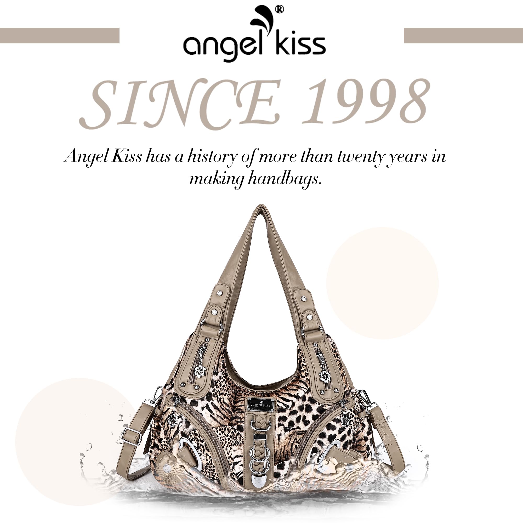 Angel Kiss Bolso de Mano para Mujer Bolsos Bandolera Bolso Hobo para Mujer Bolsos Bandolera Bolsos con Borla