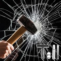 DARUITE Pellicole Di Sicurezza Per Vetro, Trasparente Infrangibile Da 4 Mil, Adesivo Di Sicurezza Pellicola Per Vetri Finestre Anti-Rottura Per Casa, Vetrina, Negozi E Uffici (60 x 200 cm)