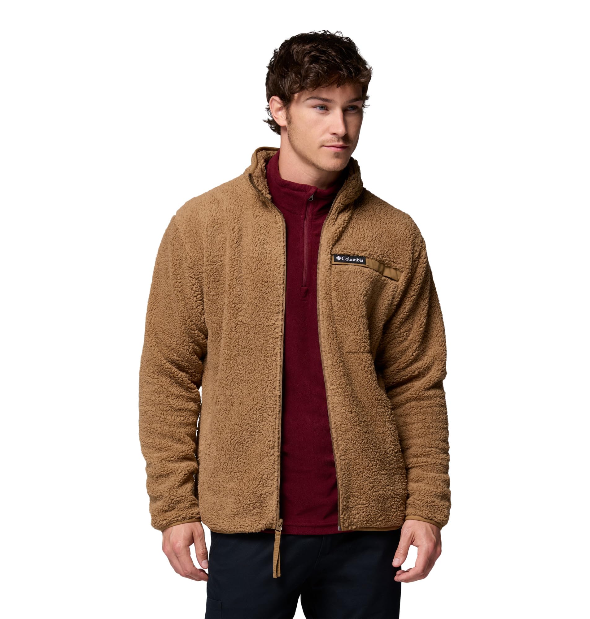 Columbia Rugged Ridge High Pile Full Zip, Giacca In Pile Con Cerniera Intera Uomo