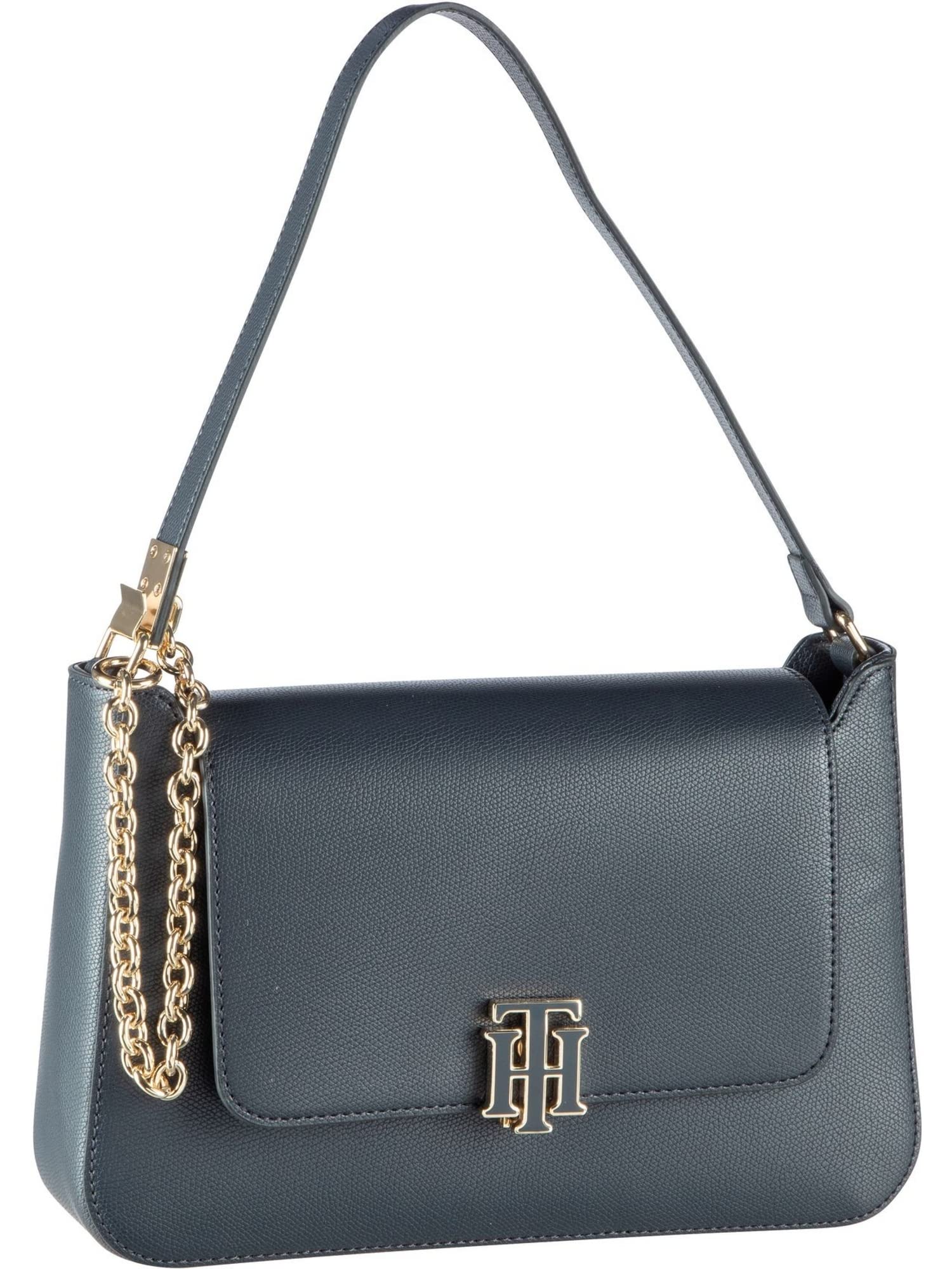 Tommy Hilfiger TH Outline Shoulder Bag Aw0aw11554, Bolso Hobo Mujer, Talla única