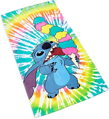 Miniatura 3 de Jay Franco Disney Lilo & Stitch Summer Things - Toalla grande para bañopiscinaplaya para niños, toalla de algodón súper suave y absorbente,
