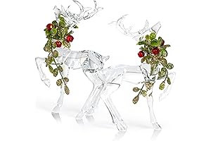Ornativity Acrylic Christmas Reindeer Figurines