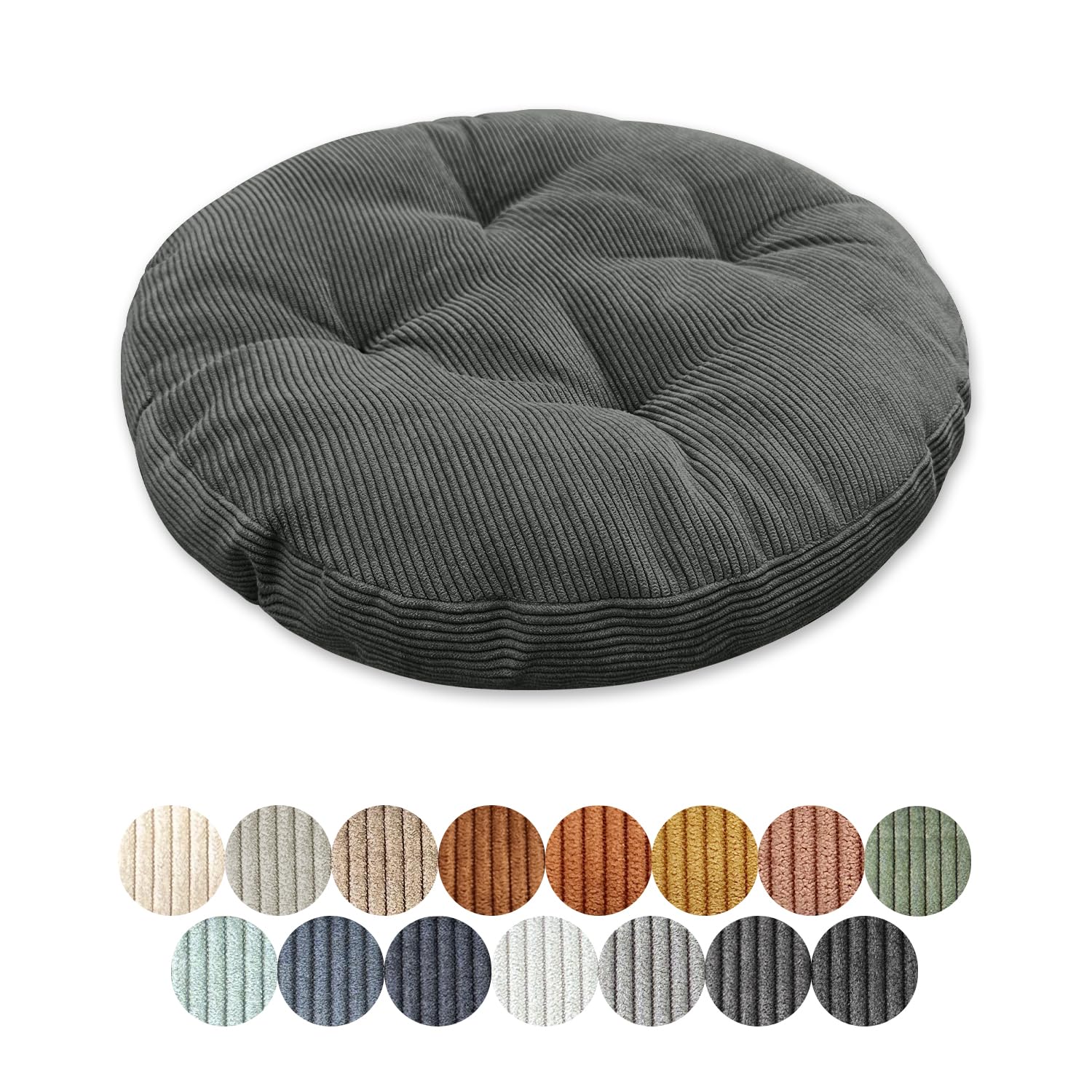 Coussin de chaise en velours blanc pour salon chaleureux et salle de réunion