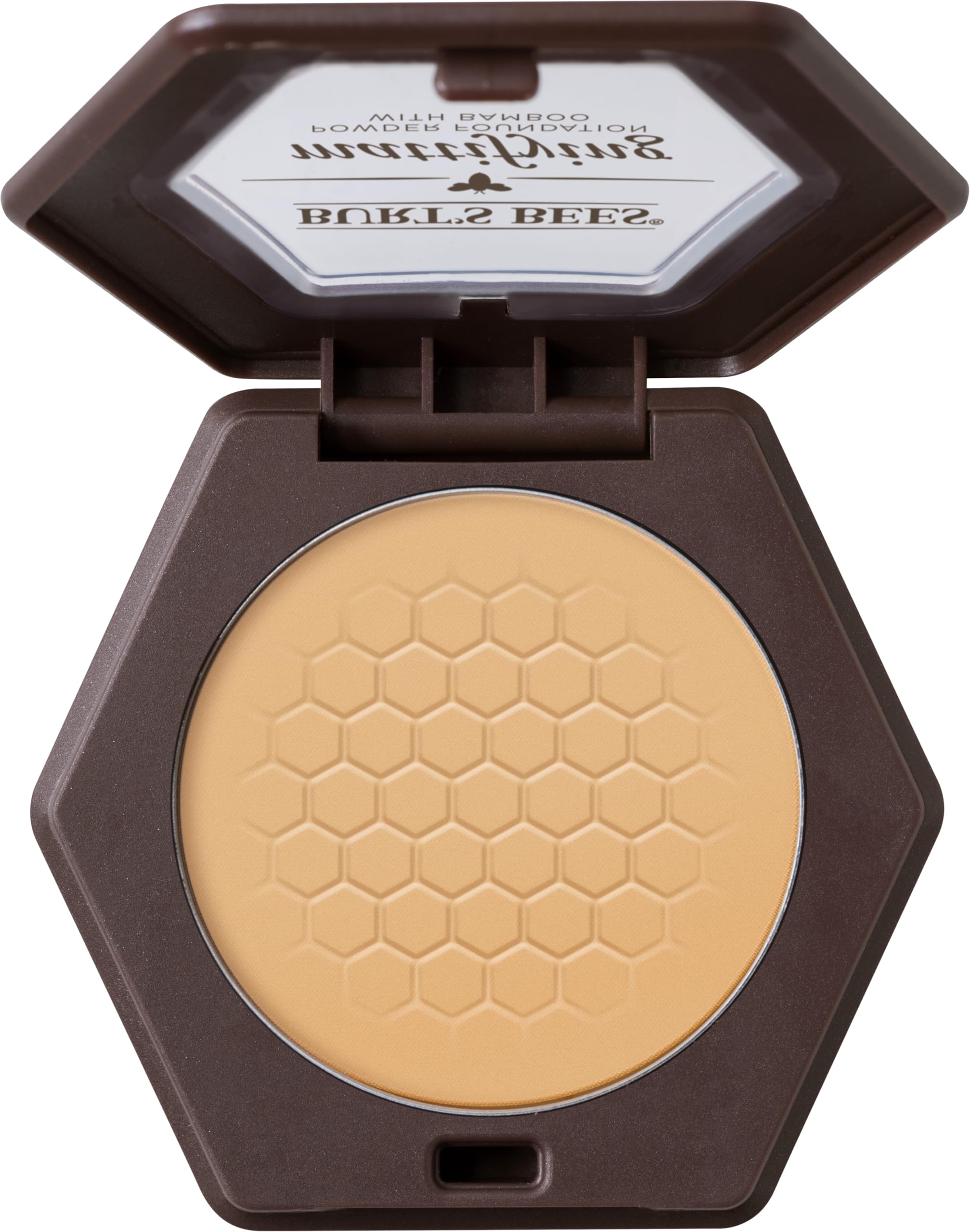 Burt's Bees 100% Natural Origin Mattifying Powder Foundation, Bamboo, 0.3 Ounce, Packaging May Vary
