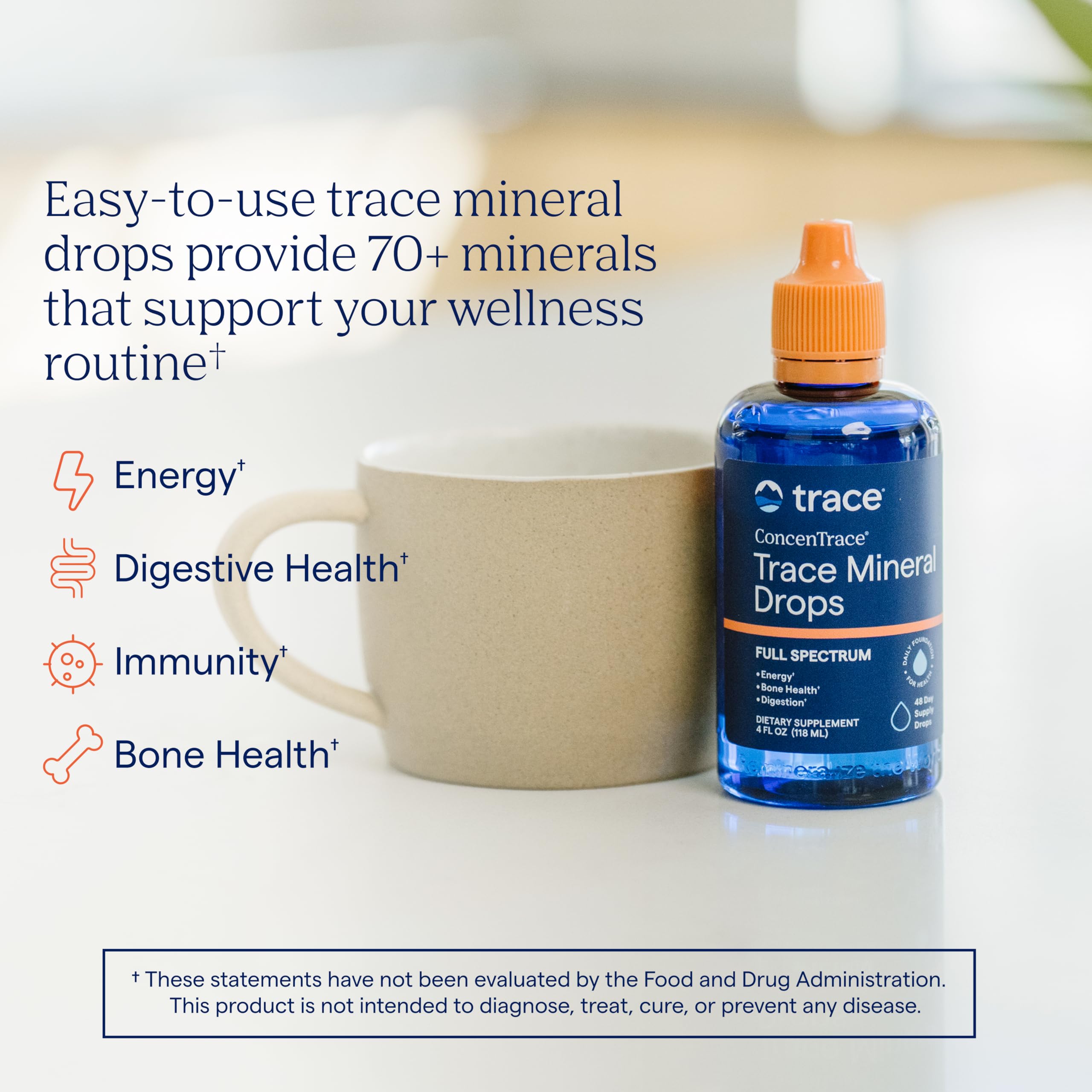 Trace Minerals ConcenTrace Mineral Drops, 70+ Ionic Minerals, 48 Servings — Amazon image 2
