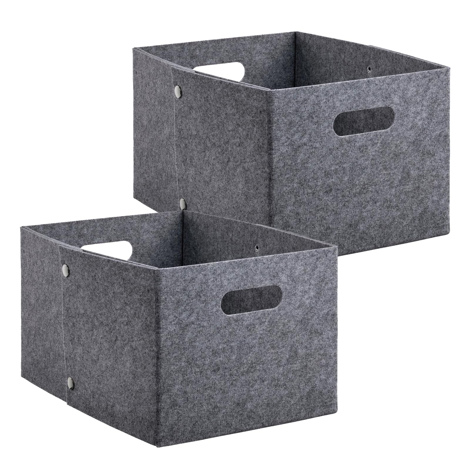 Boite rangement feutre haut de gamme durable et élégante pour dressing chic