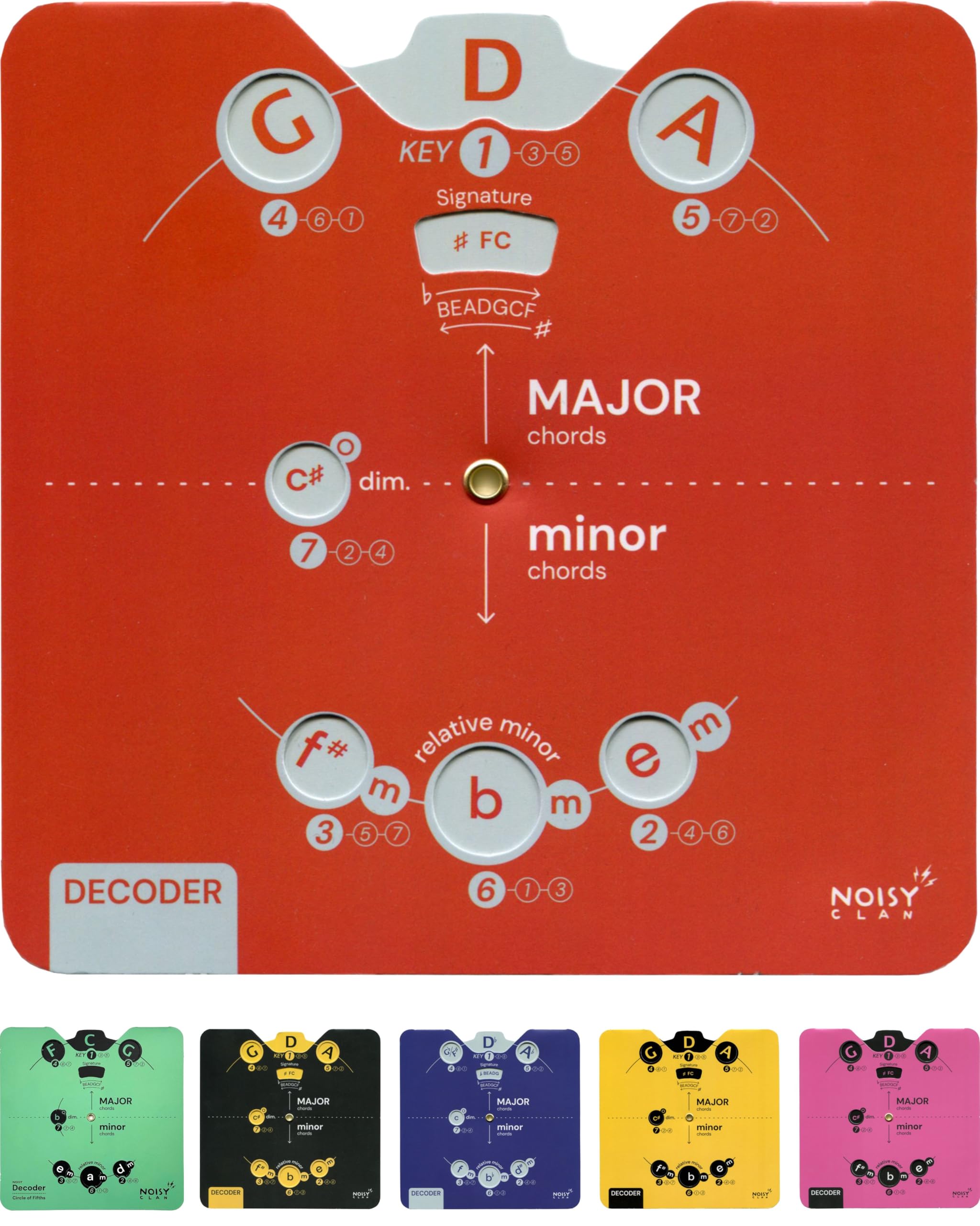 Noisy Clan Carte Essentielle Cercle des cinquièmes Outil de mélodie pour Musiciens | Aide à la théorie Musicale Tout-en-Un avec téléchargement Clair de Livres électroniques | Tous Les Instruments | A - Les Beatles, Paul McCartney, John Lennon, RIngo Starr, George Harrison Noisy Clan Carte Essentielle Cercle des cinquièmes Outil de mélodie pour Musiciens | Aide à la théorie Musicale Tout-en-Un avec téléchargement Clair de Livres électroniques | Tous Les Instruments | A