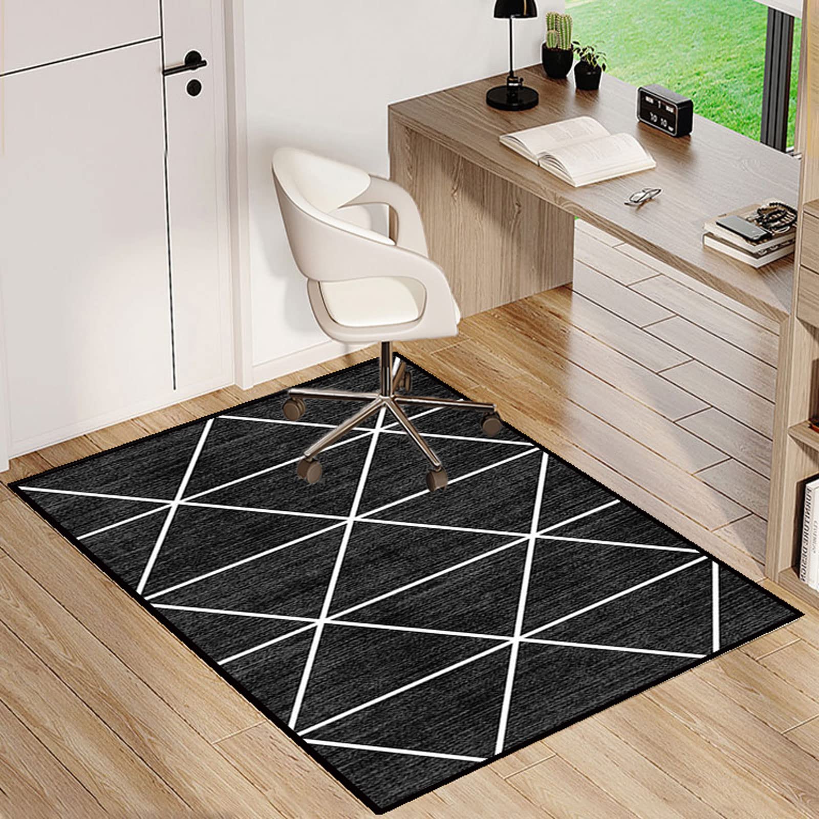 Single tree forest Office Chair MatοΌChair Mat For Hardwood Floors,Multi-Purpose Protector Chair Carpet For Home And Office