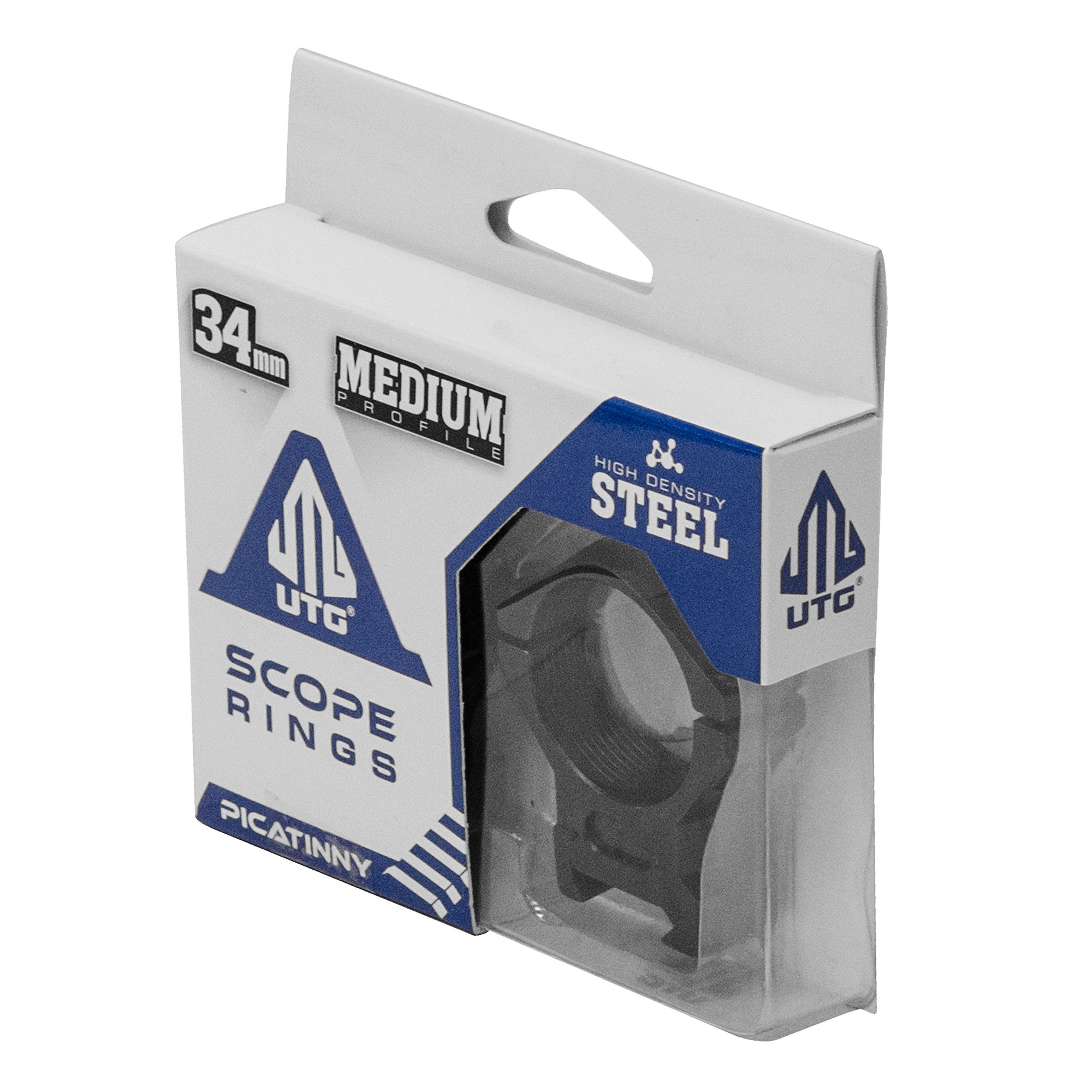 UTG RSW Stahl Picatinny Ringe (1 Paar) Medium Profile, Ø 34 mm, Sattelhöhe 15 mm