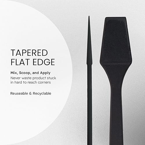 Vista 15 de Espátulas Beauticom Pana, desechables, para cosméticos, de plástico, 2.5", para el cuidado de la piel, para crema facial, 100 piezas por contenedor