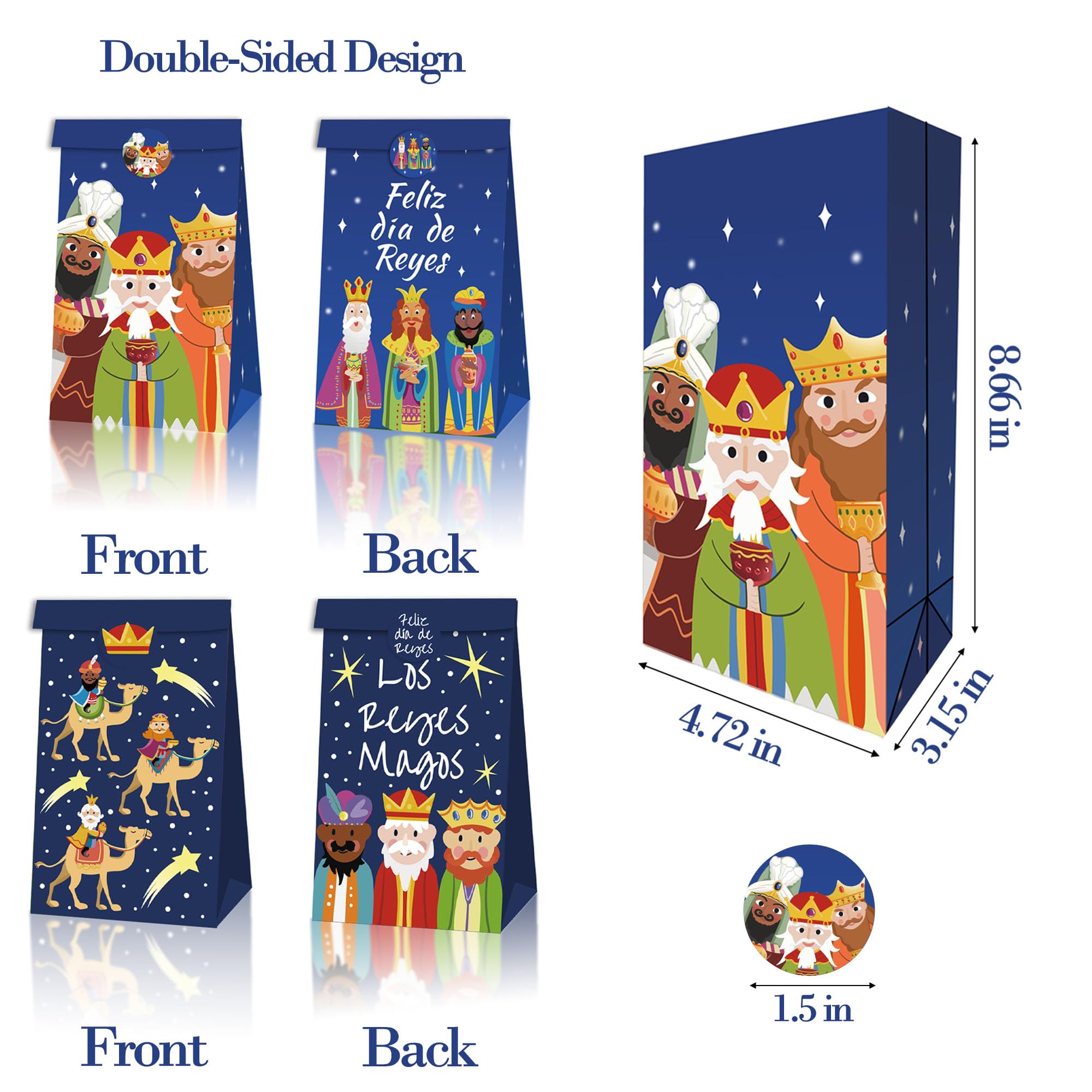 Biglietto di auguri natalizio pop-up Side Step Nativity SVG da