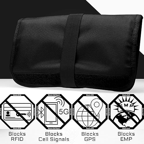 Miniatura 5 de Xtreme Sight Line  Xecutive Faraday - Bolsa para teléfonos y otros dispositivos electrónicos pequeños (11 x 9 pulgadas)  Seguridad de datos para