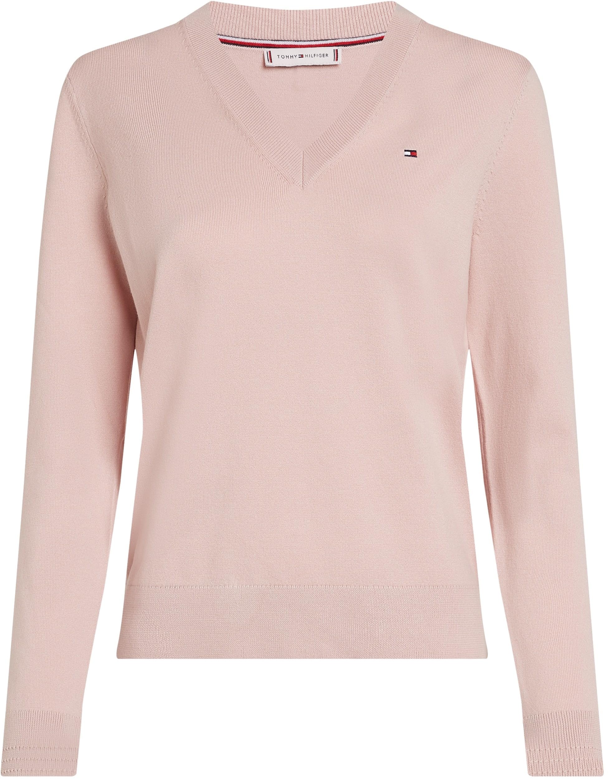 Tommy Hilfiger swetry damskie, Różowy (Foggy Pink), XXS