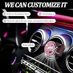 Maicican 12pcs Voiture Air Fresheners Clips d'évent,Couvercle d'album de chanteurs Refroidisseurs de voiture pour femmes, Car Inter Accessoires Music Lover Gift (Fashion A)