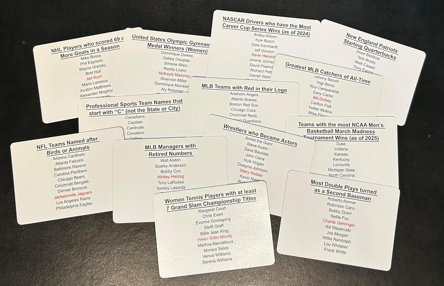 Ultimate Sports Trivia Card Game, 2+ Players, 30 Min Play Time, Ages 14+