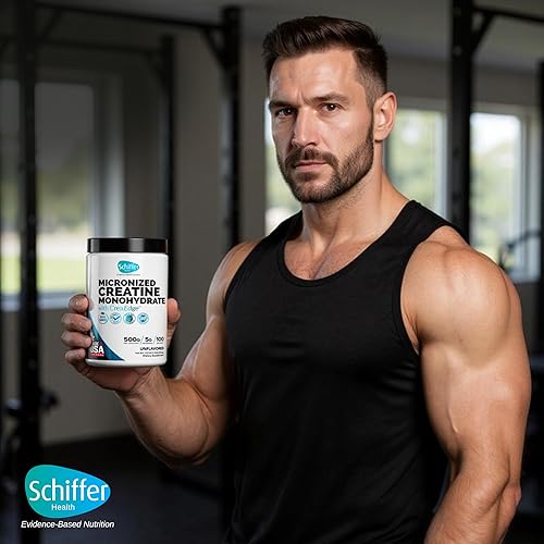 Miniatura 8 de Monohidrato de creatina en polvo 17.64 oz  Apoya el crecimiento muscular, la fuerza y la función cognitiva*, 0.17 oz por porción  100 porciones,