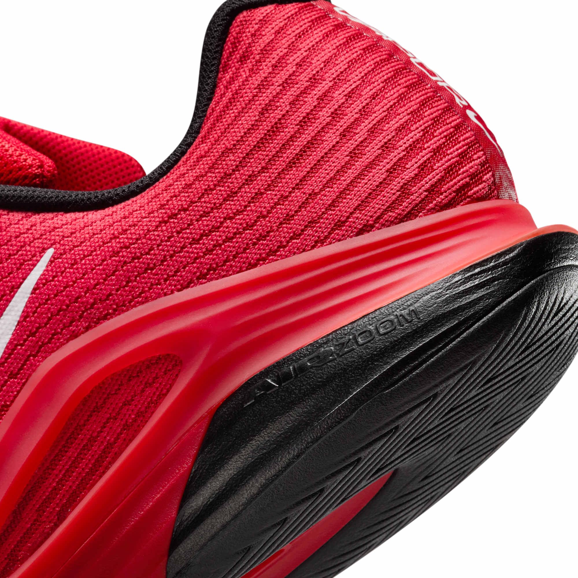 Nike Vapor 12 - Tenis de pista dura para hombre (FV5552-600, rojo universitario/negro/rojo gimnasio/blanco)