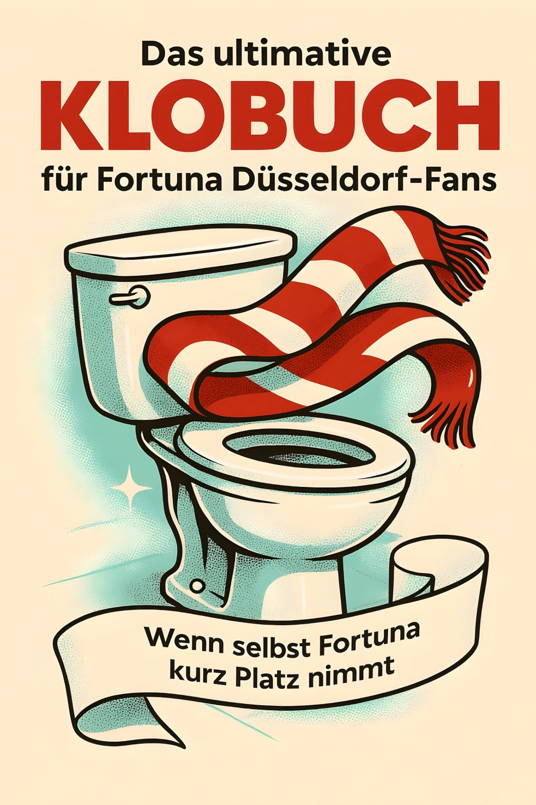 Das ultimative Klobuch für Fortuna Düsseldorf-Fans: Wenn selbst Fortuna kurz Platz nimmt. Lustiges Geschenk mit Lifehacks, Fun Facts und Geschichten