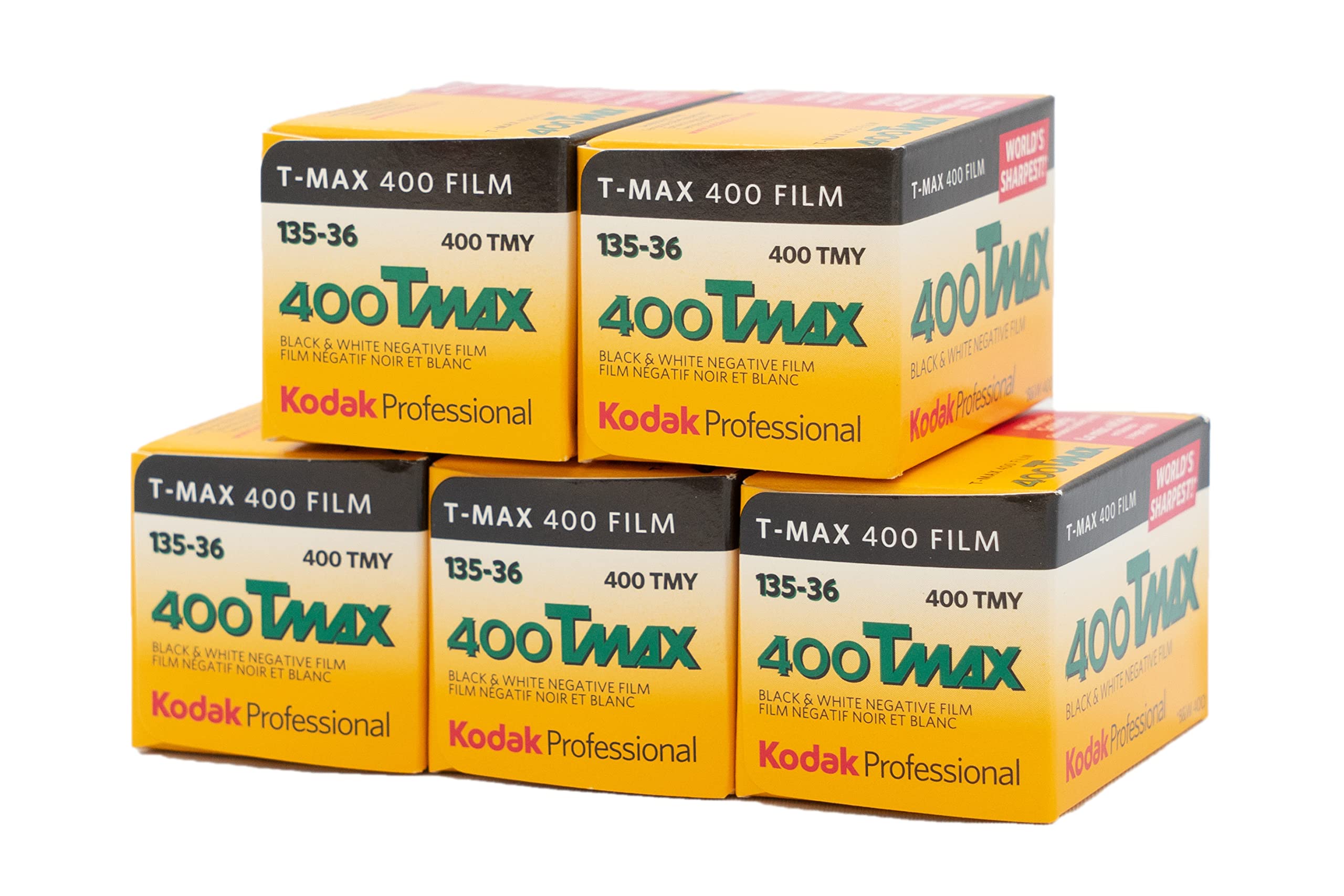 Amazon | Kodak 黒白ネガフィルム T-MAX 400 35mm 36枚撮 5本セット