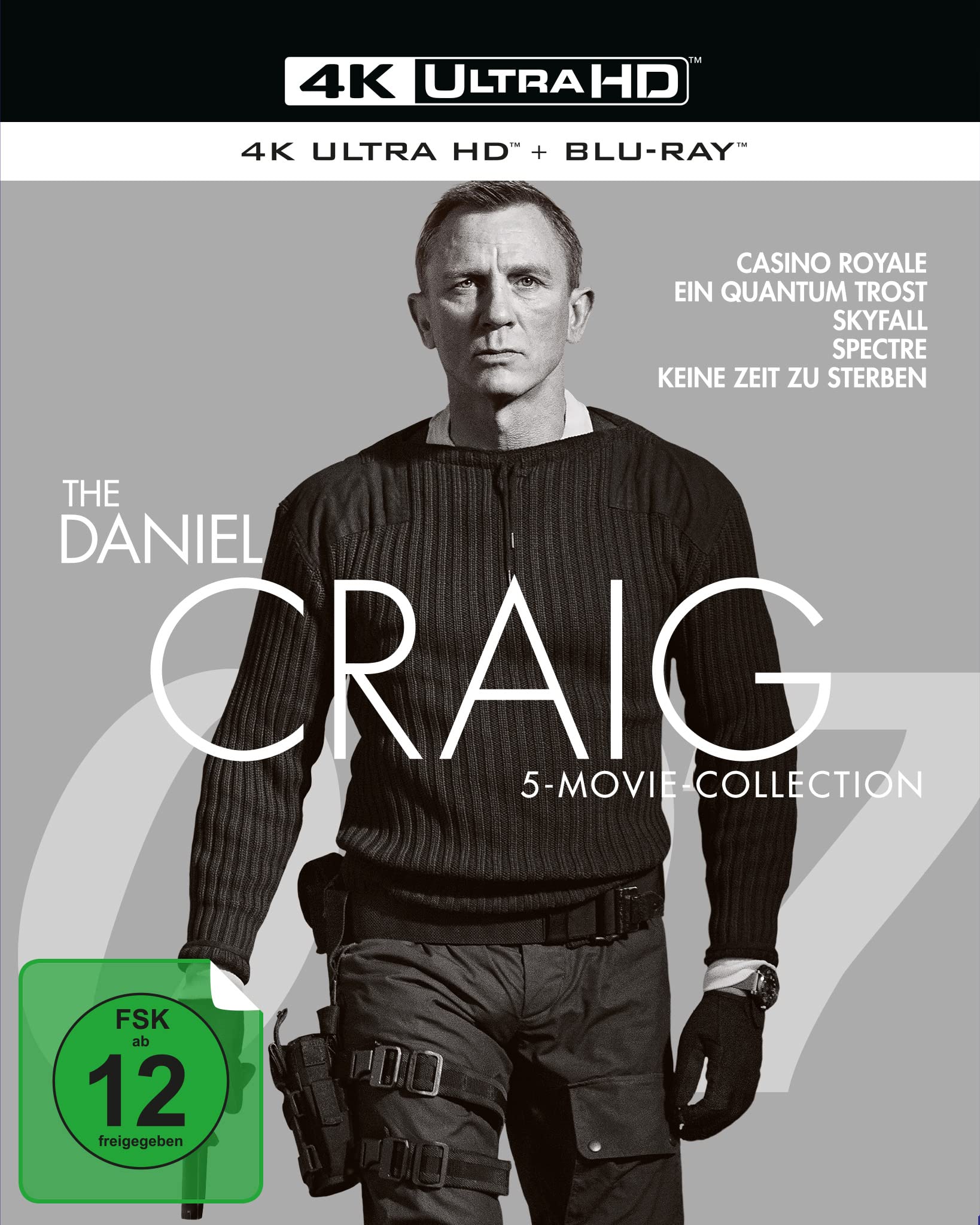 James Bond | 5-Movie-Collection | Daniel Craig 4K Ultra HD + Blu-ray 2D