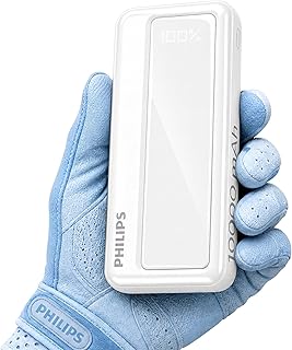 Philips 10000mAh 22.5W Fast Charging Power Bank (Alba White) with Digital LED Display | Type-C & USB-A Input/Output | 3 Output Ports | Lithium Polymer Battery | Portable for Mobile, Tablet & Earbuds