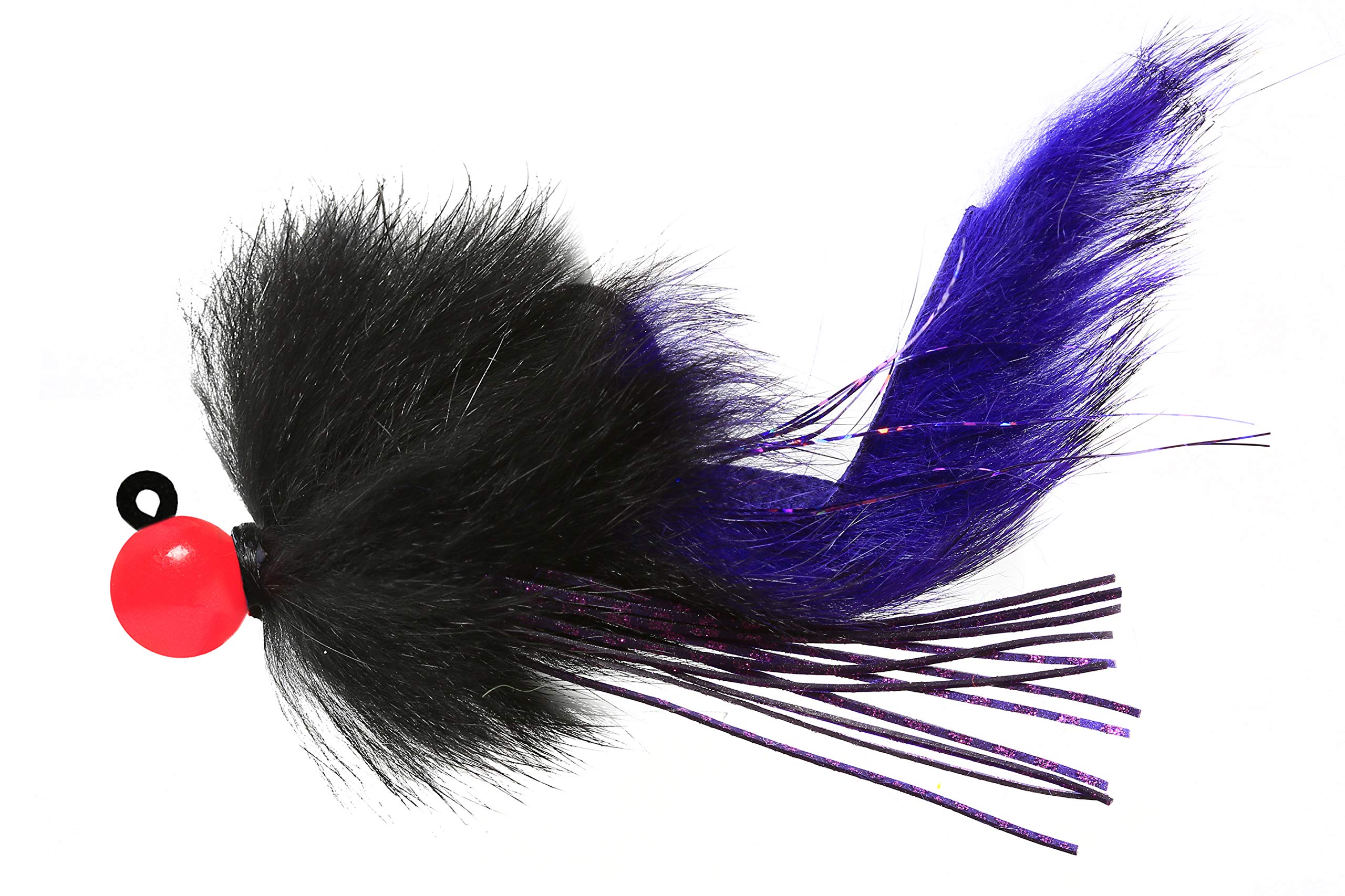 Aerojig Company Twitching Jig - 3/8 Cerise/Black/Purple