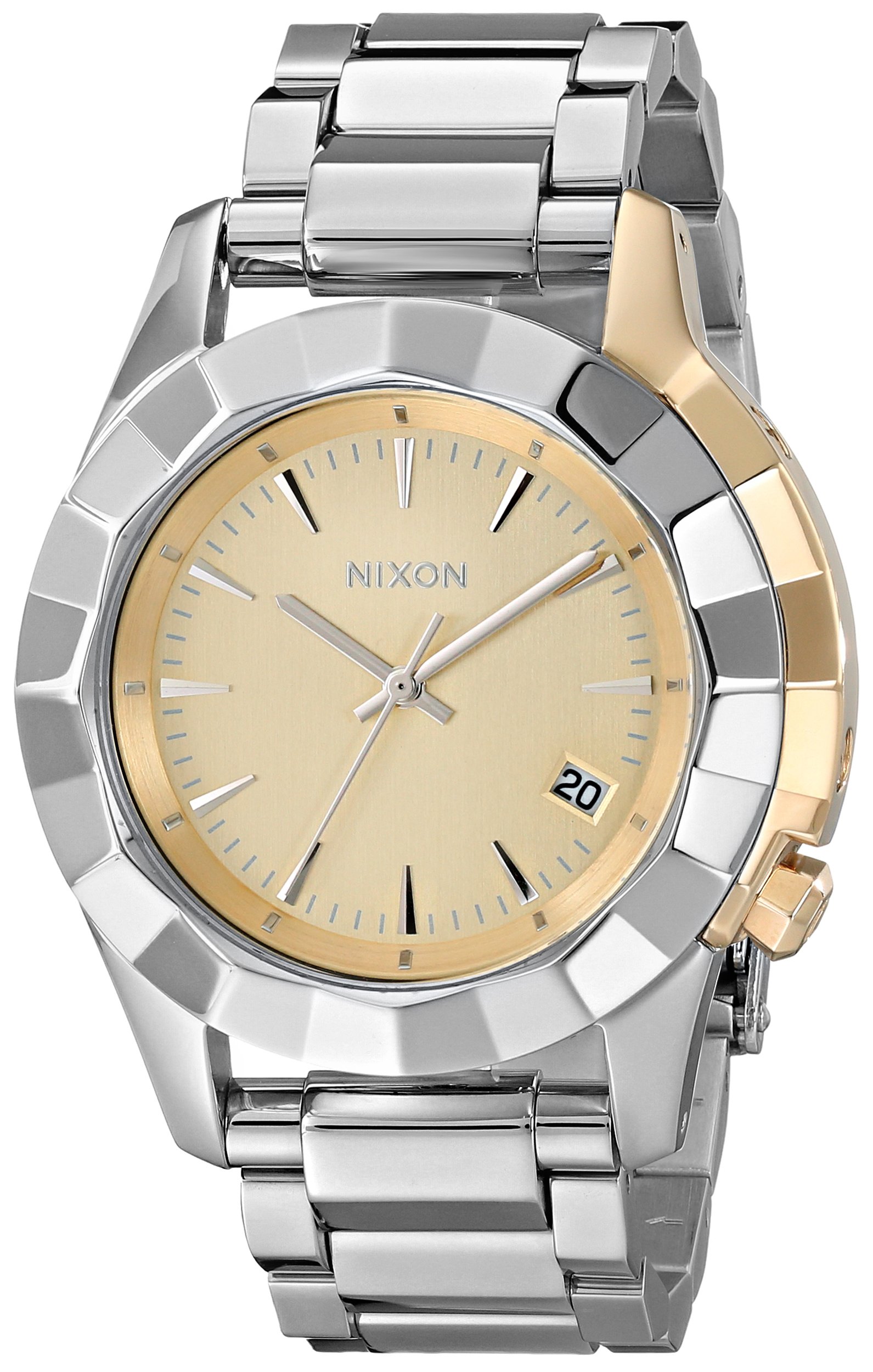 Amazon.co.jp: Nixon Monarch 女性用腕時計 ステンレススチール